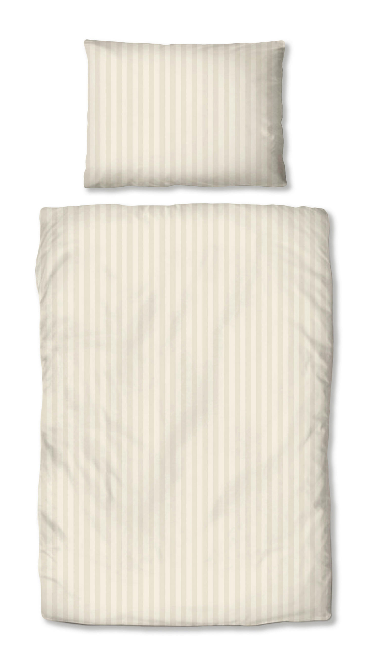 BETTWÄSCHE 2-teilig Damast 140/200 cm  - Creme, KONVENTIONELL, Textil (140/200cm) - Dieter Knoll