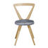 STUHL Wildeiche massiv Eichefarben, Grau - Eichefarben/Grau, Design, Holz/Textil (49/83/57cm) - Voglauer