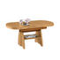 COUCHTISCH Kernbuche furniert Buchefarben - Buchefarben, KONVENTIONELL, Metall (125(165,5)/71/56-75cm) - Venda