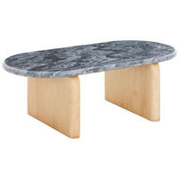 COUCHTISCH Mangoholz massiv oval Naturfarben  - Naturfarben, Design, Holz/Stein (120/60/40cm) - Livetastic