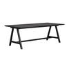 MATBORD i trä 220/100/75 cm   - svart, Design, metall/trä (220/100/75cm) - Rowico
