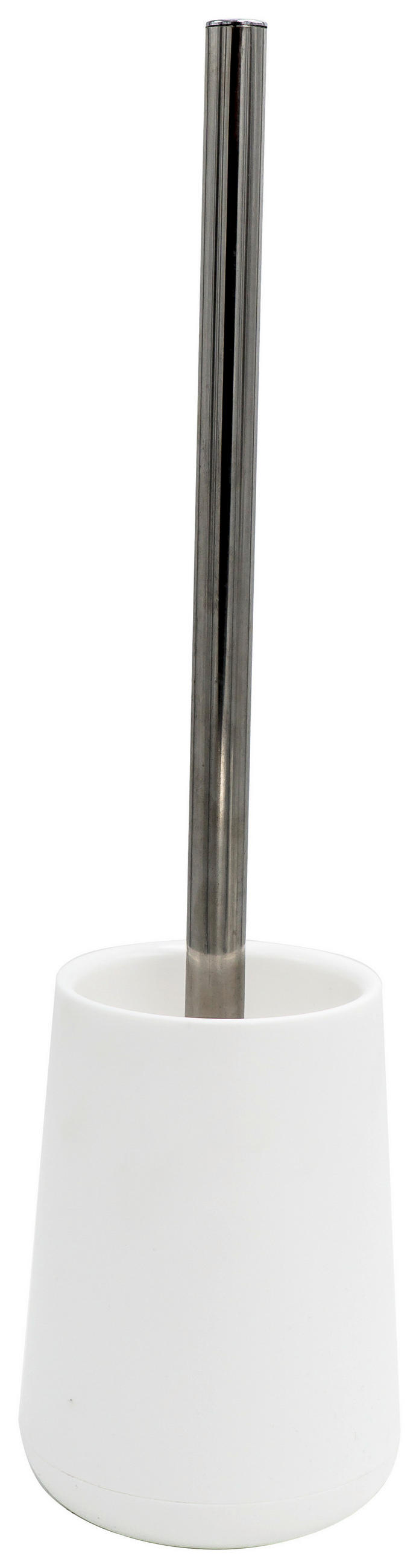 WC-BÜRSTE Metall, Kunststoff  Kunststoff   - Weiss, Basics, Kunststoff/Metall (10/36,5/10cm) - Sadena