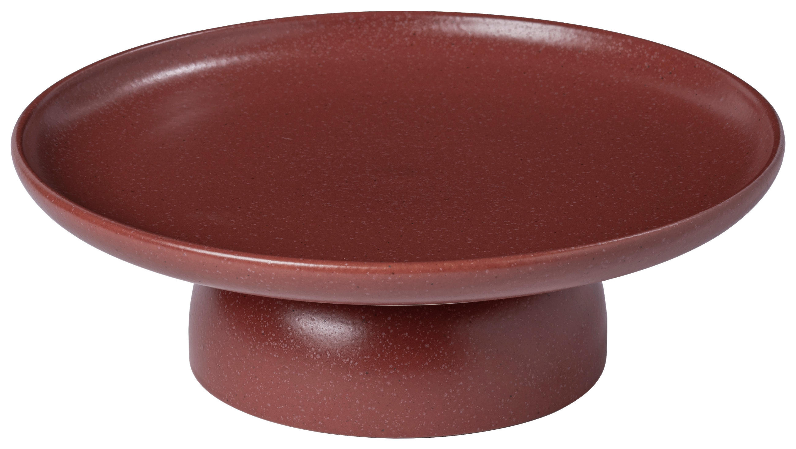 TORTENPLATTE - Dunkelrot, Basics, Keramik (27/9cm) - Costa Nova