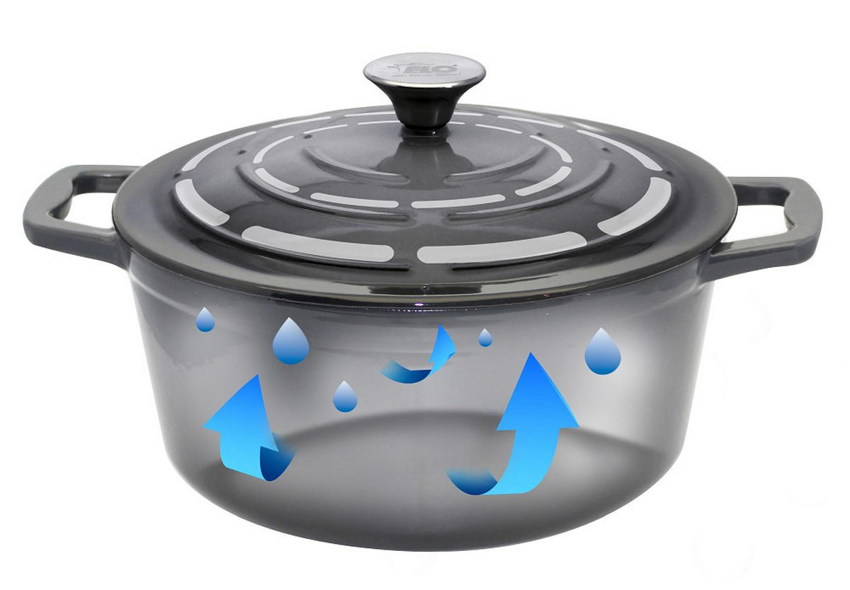 GUSSTOPF 4,5 L  - Basics, Metall (26cm) - ELO