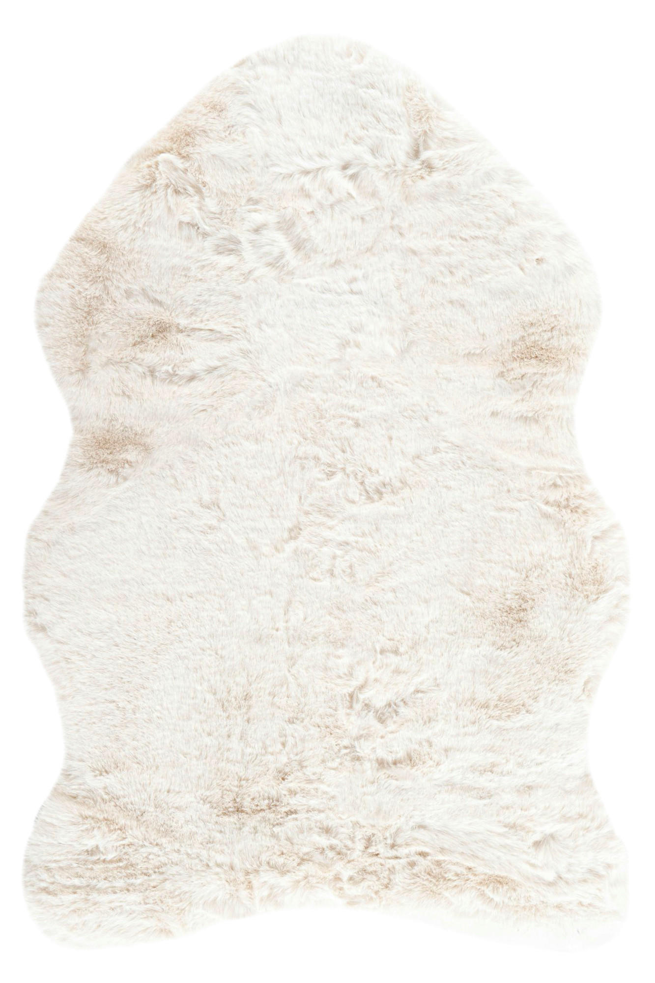 HOCHFLORTEPPICH 60/90 cm Weiß länglich  - Weiß, Basics, Textil (60/90cm) - Kayoom