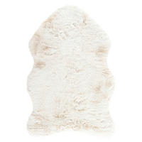 HOCHFLORTEPPICH 60/90 cm Weiß länglich  - Weiß, Basics, Textil (60/90cm) - Kayoom