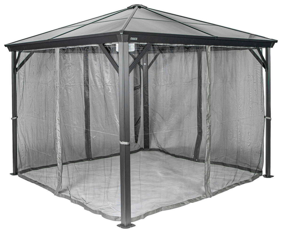 PAVILLON 298/261/298 cm   - Anthrazit, Basics, Kunststoff/Metall (298/261/298cm)