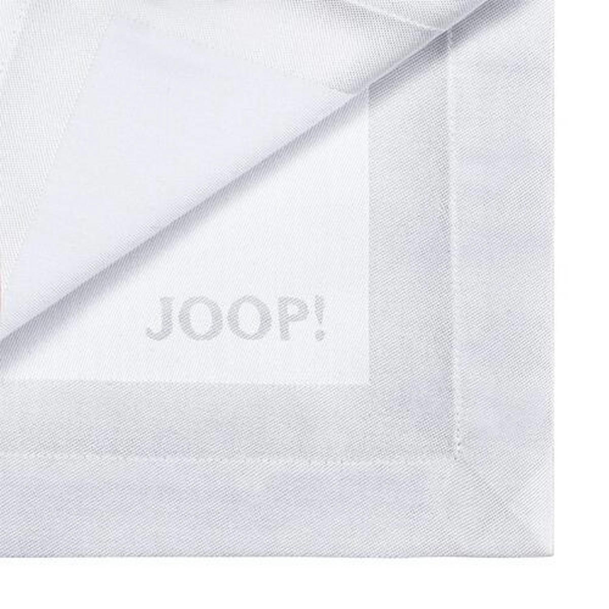 SERVIETA IZ BLAGA 50/50 cm bela  - bela, Basics, tekstil (50/50cm) - Joop!