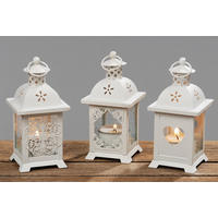 LANTERNA - bijela, Basics, metal (14cm) - Landscape