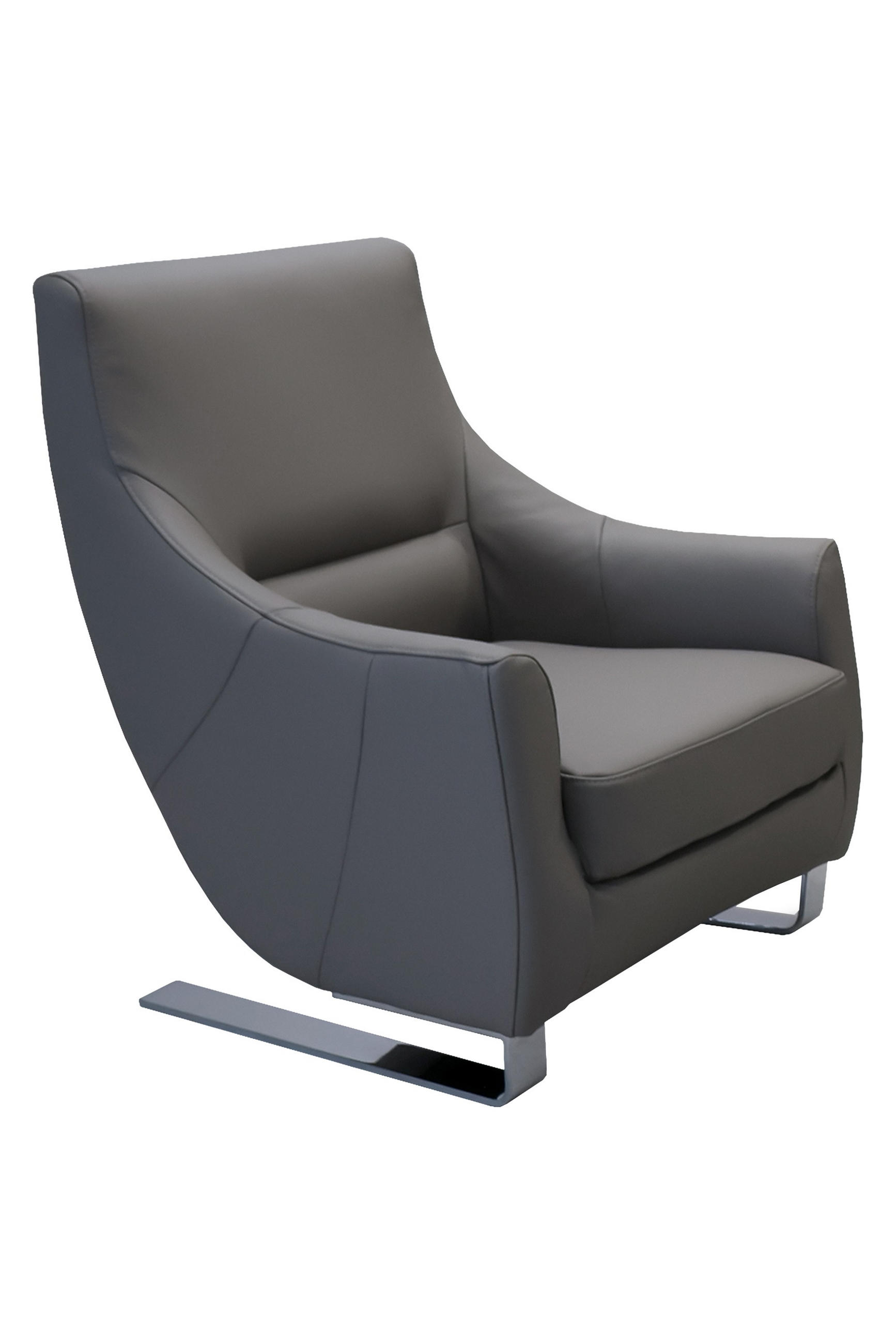 FOTEL - taupe, Basics, bőr (73/96/90cm) - Andante