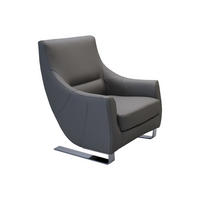 FOTEL - taupe, Basics, bőr (73/96/90cm) - Andante
