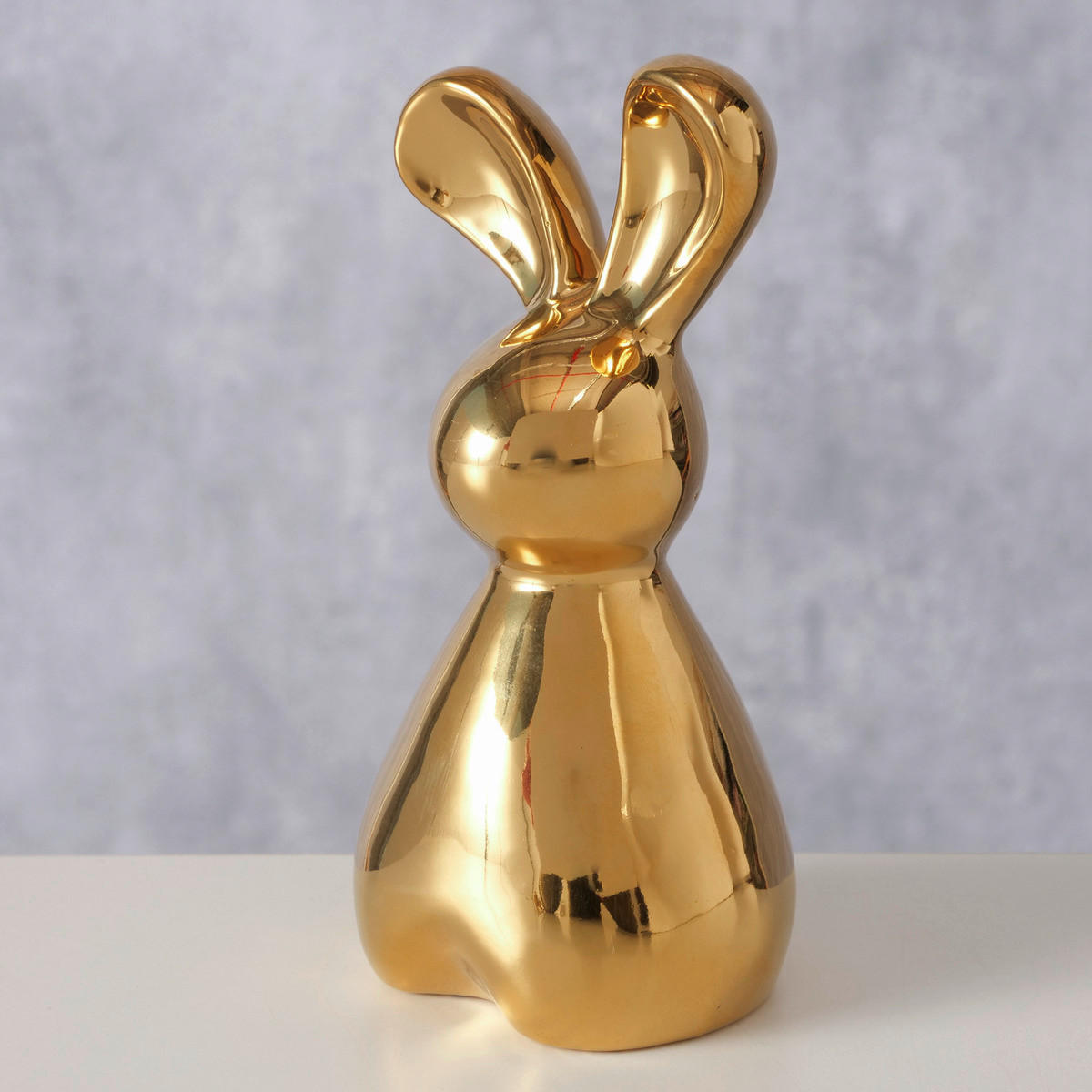 DEKOHASE - Goldfarben, LIFESTYLE, Keramik (5,3/5,8/12,0cm)