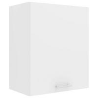 KÜCHENOBERSCHRANK 50/60/31 cm  in Weiss  - Weiss/Alufarben, Konventionell, Holzwerkstoff/Metall (50/60/31cm) - MID.YOU