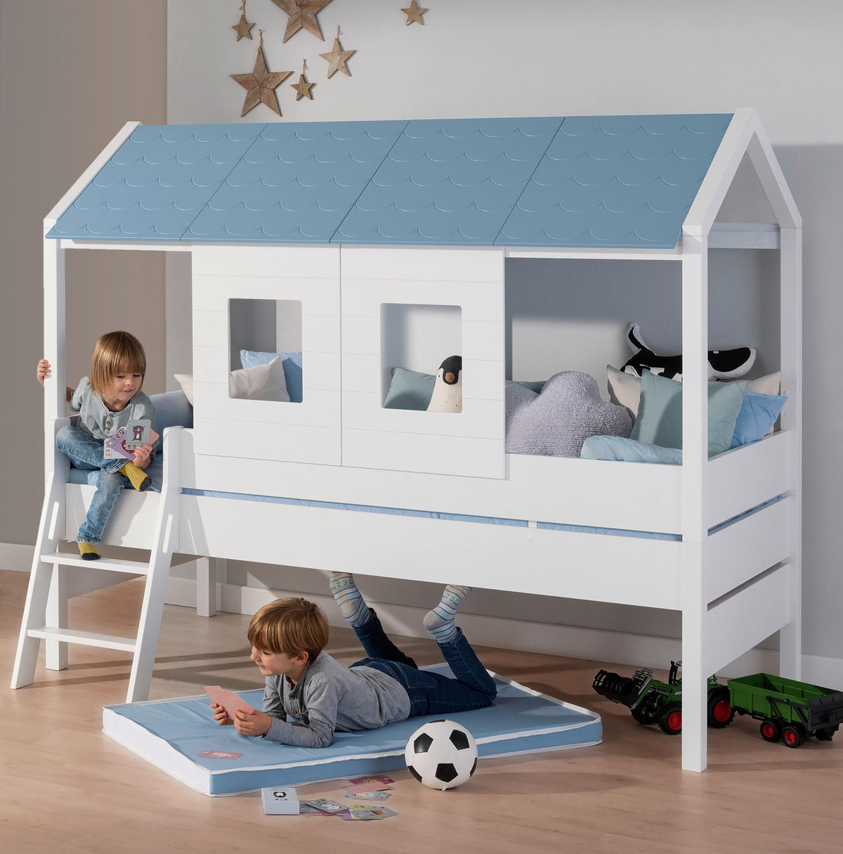 HAUSBETT 90/200 cm Weiss  - Weiss, Konventionell, Holzwerkstoff (90/200cm) - Paidi