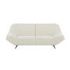 3-SITZER-SOFA Chenille Creme  - Creme/Schwarz, Design, Textil/Metall (223/87/96cm) - MID.YOU