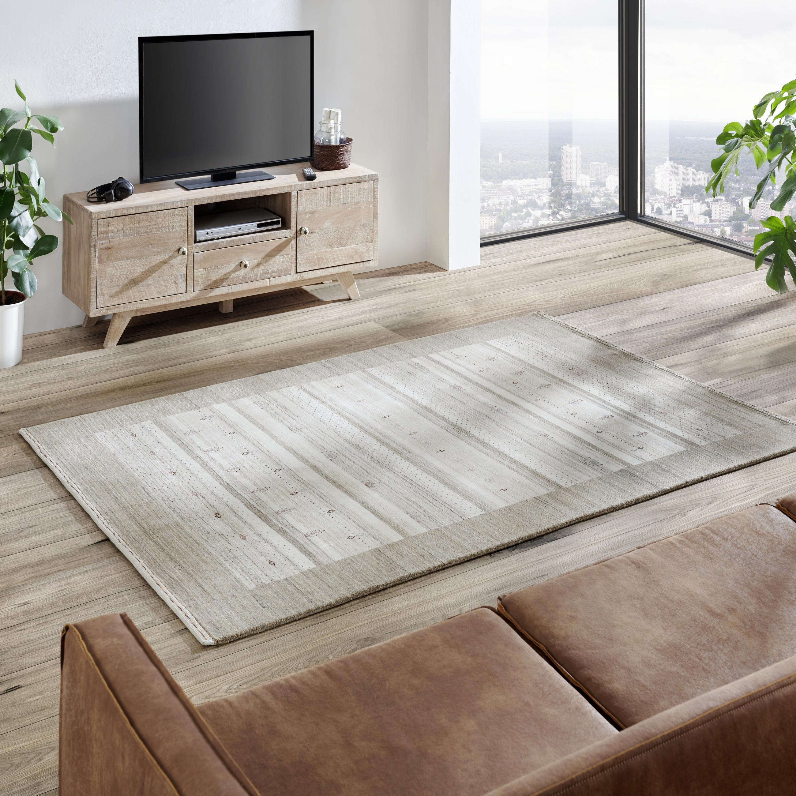 ORIENTALISK MATTA 120/180 cm Savannah Loribaf  - beige/brun, Lifestyle, textil (120/180cm) - Cazaris