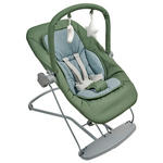 SCHAUKELWIPPE  - Waldgrün/Hellgrau, Basics, Kunststoff/Textil (66/45/48-58cm) - My Baby Lou