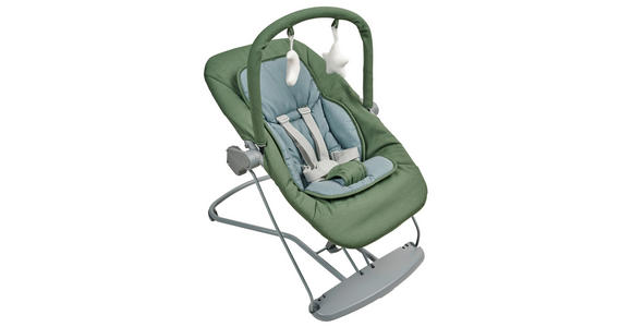 SCHAUKELWIPPE  - Waldgrün/Hellgrau, Basics, Kunststoff/Textil (66/45/48-58cm) - My Baby Lou