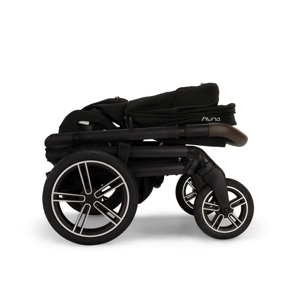 KINDERWAGENSET  MIXX NEXT  CAVIAR  - Schwarz, Basics, Kunststoff/Textil (60/110/82cm) - Nuna