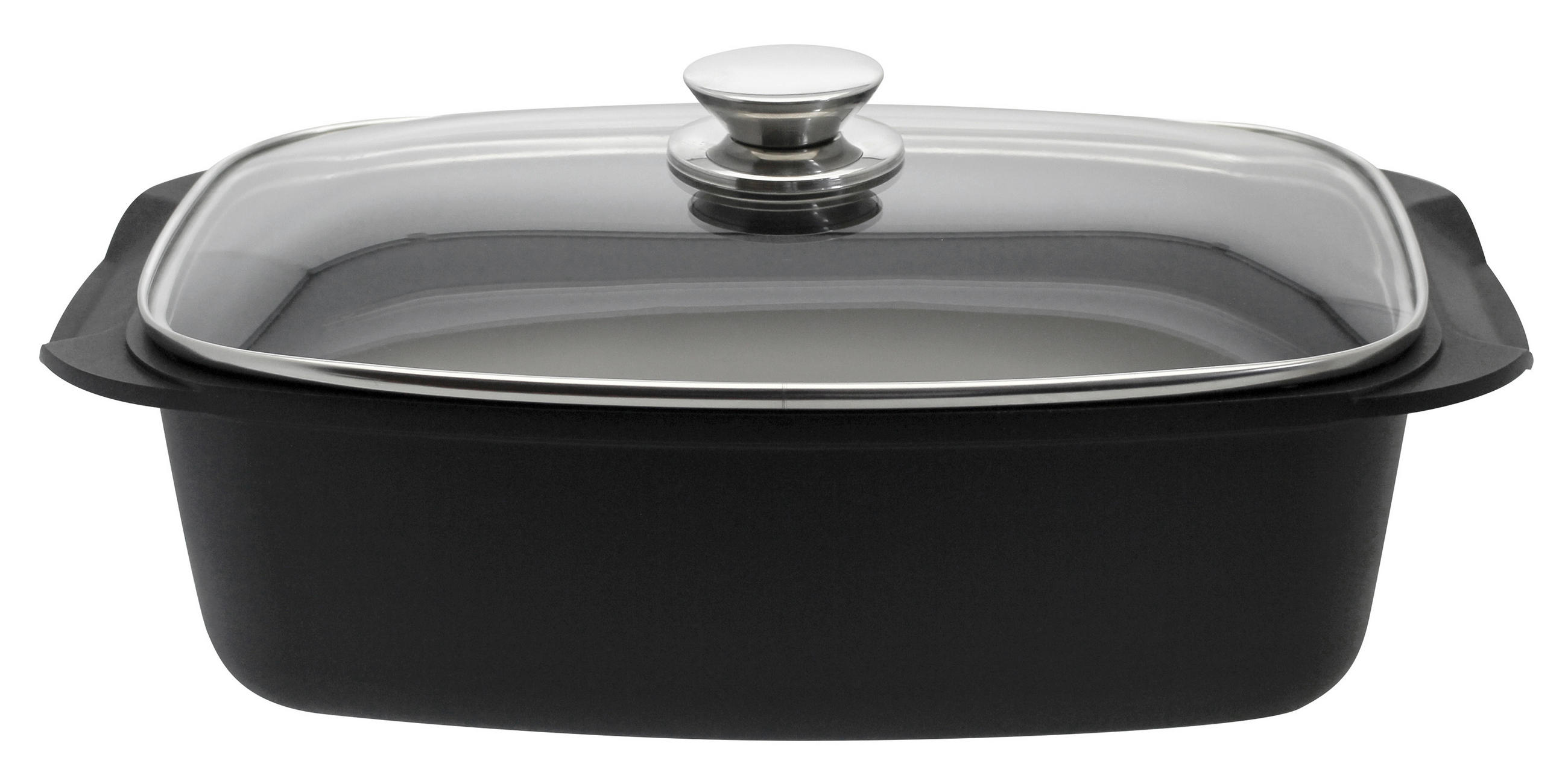 BRÄTER Quatrorondo 5,4 L  - Schwarz, Basics, Metall (32cm) - ELO