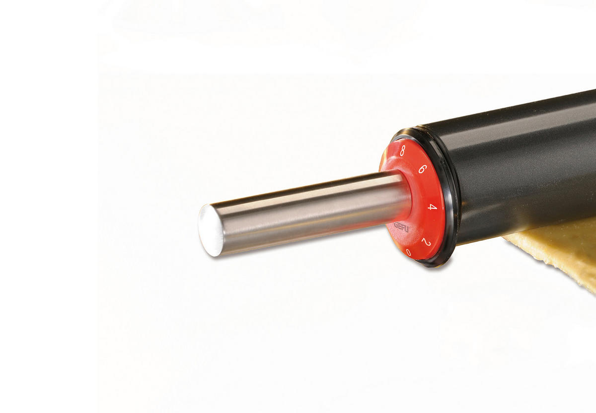 OKLAGIJA - boja nerđajućeg čelika/crvena, Osnovno, metal (6,8/48,5cm) - Gefu