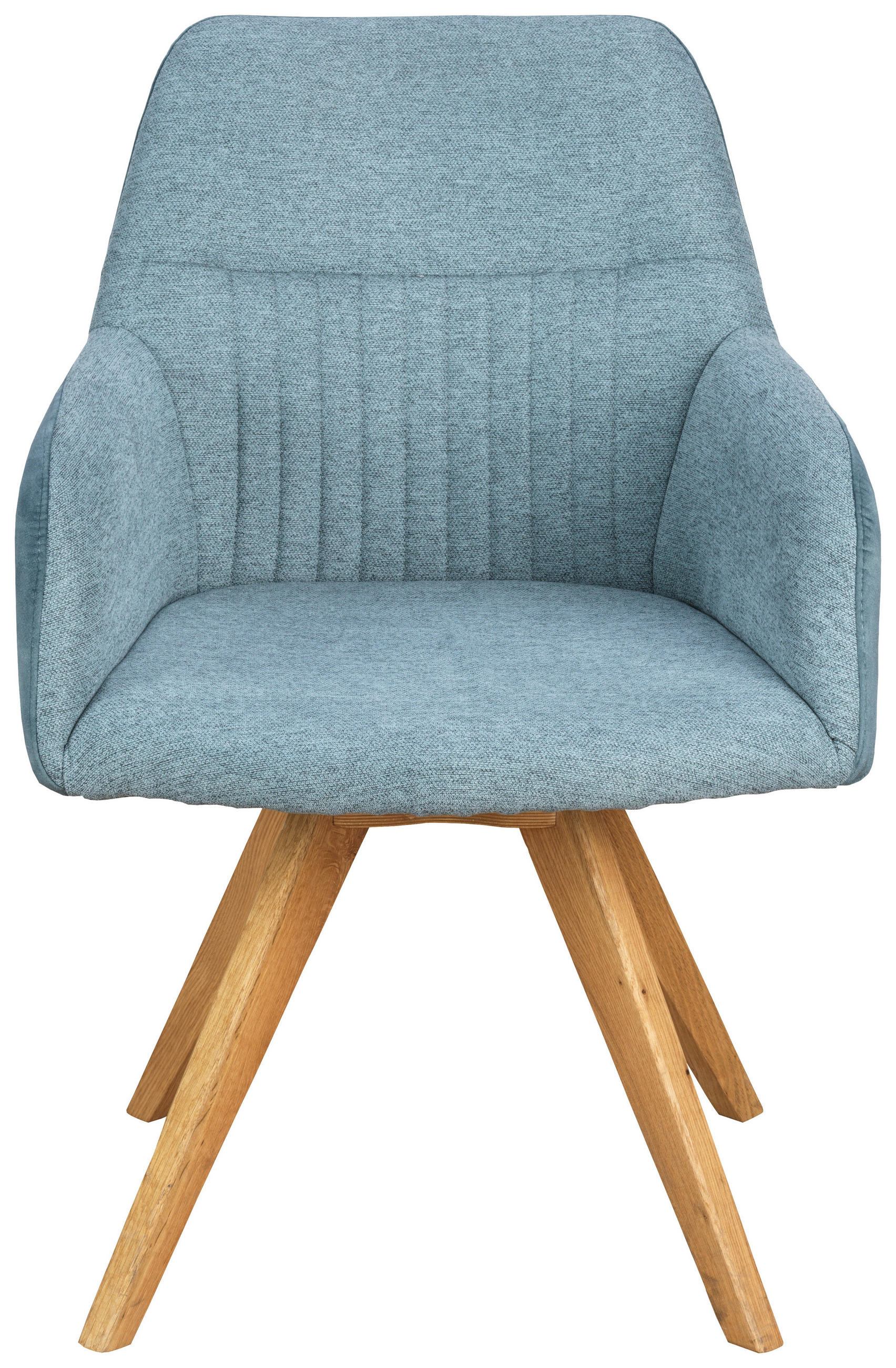 ARMLEHNSTUHL  in Webstoff  - Jadegrün/Eichefarben, KONVENTIONELL, Holz/Textil (61/88/69cm) - Linea Natura