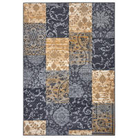 FLACHWEBETEPPICH 235/320 cm Gloria Grau, Sahara  - Grau/Sahara, Design, Kunststoff/Textil (235/320cm)
