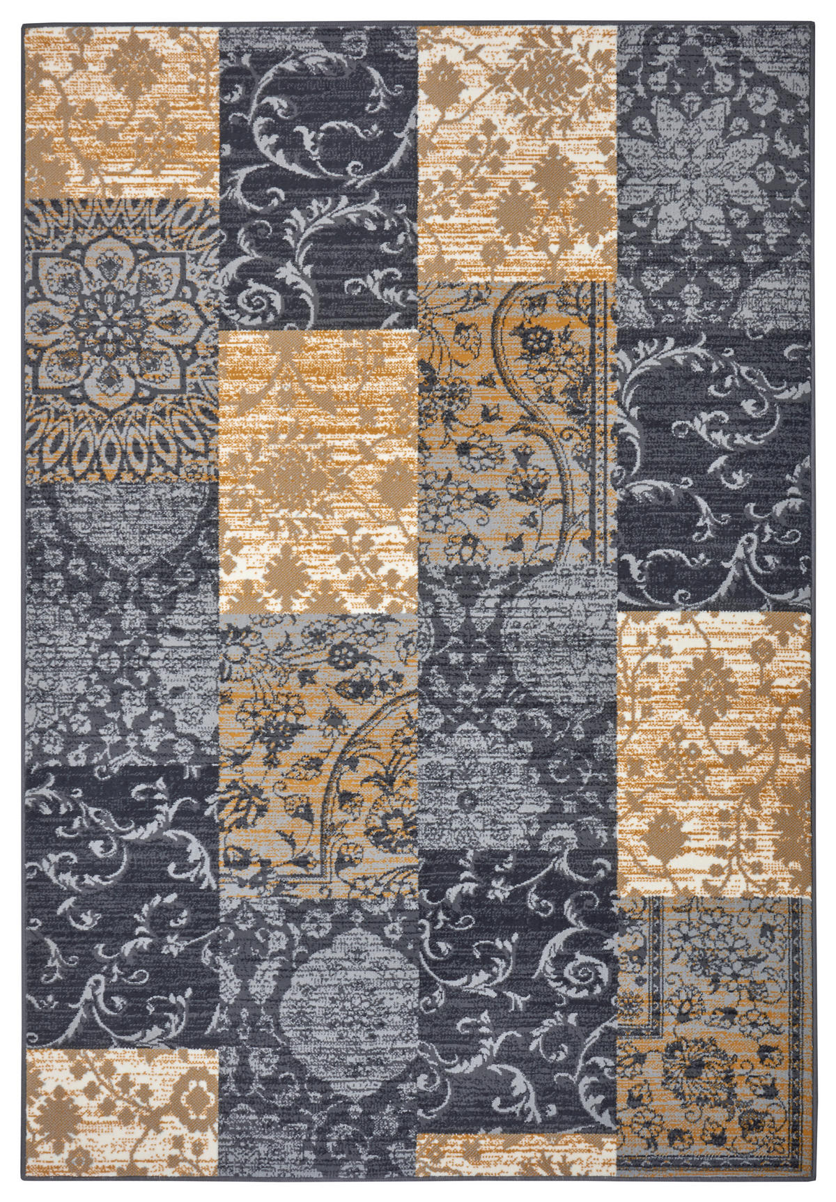 FLACHWEBETEPPICH 235/320 cm Gloria Grau, Sahara  - Grau/Sahara, Design, Kunststoff/Textil (235/320cm)