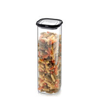 VORRATSDOSE 1,9 L  - Edelstahlfarben/Transparent, Basics, Glas/Kunststoff (11/11/32,5cm) - Gefu