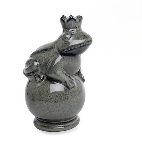 DEKOFROSCH - Dunkelgrau, LIFESTYLE, Keramik (15/12/22cm)