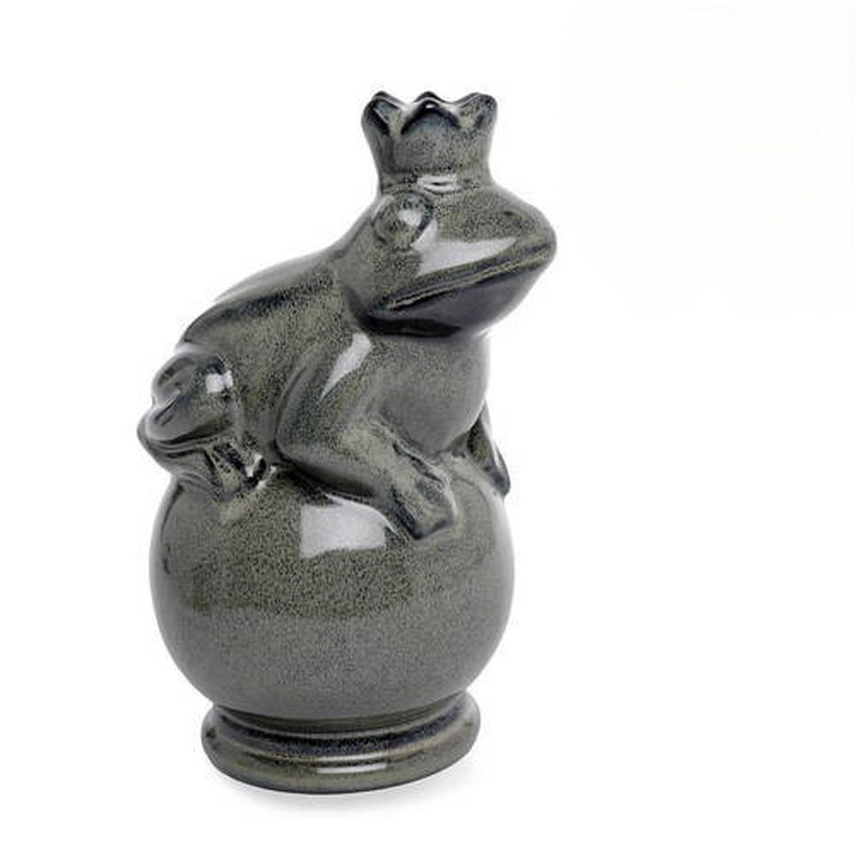 DEKOFROSCH - Dunkelgrau, LIFESTYLE, Keramik (15/12/22cm)