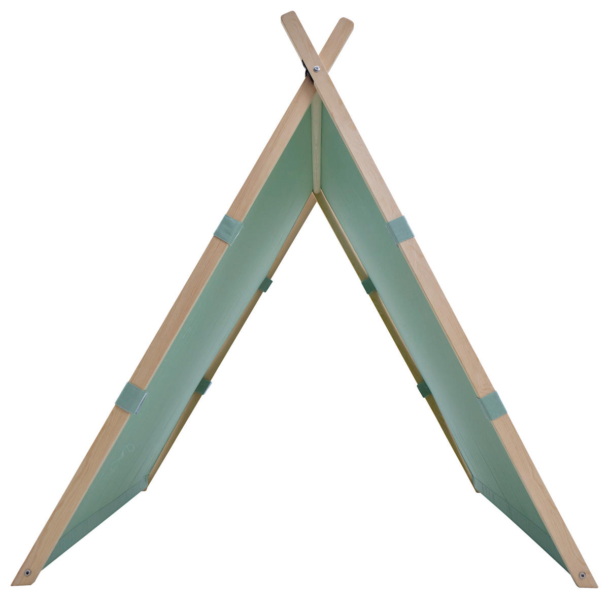 SPIELZELT - Grün, KONVENTIONELL, Holz/Textil (123/107/106cm) - B&B Italia