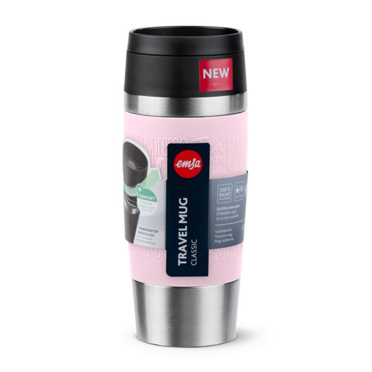 THERMOBECHER  - Basics, Kunststoff/Metall (0,36l) - Emsa