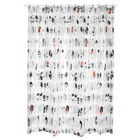 DUSCHVORHANG GRAPHIC 180/200 cm  - Multicolor, Basics, Kunststoff (180/200cm) - MSV