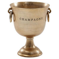 CHAMPAGNERKÜHLER - Goldfarben, Modern, Metall (28,5/37,5/28,5cm) - MID.YOU