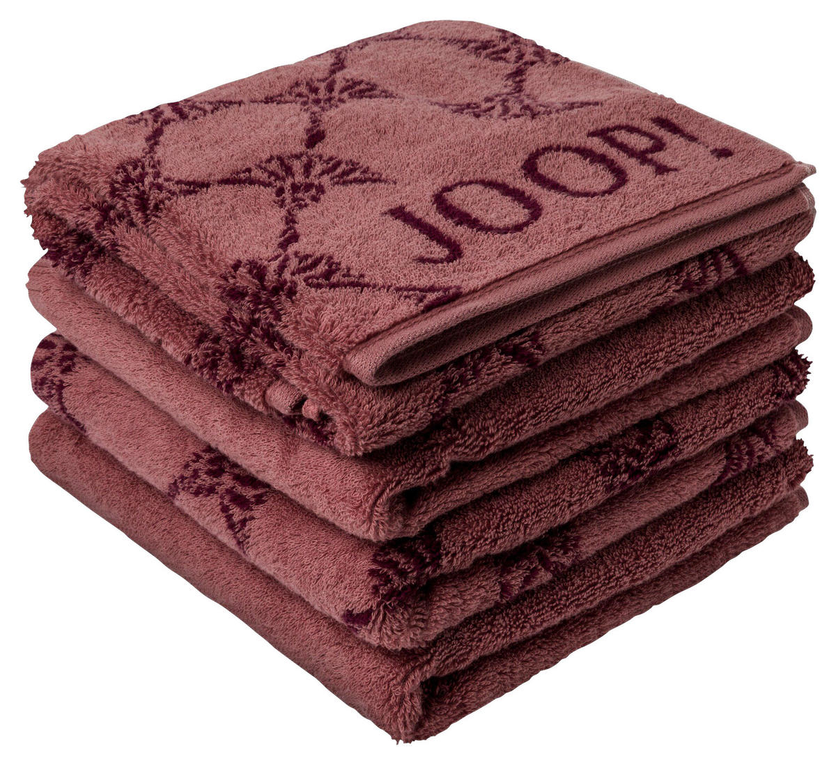 RUČNÍK PRO HOSTY, 30/50 cm, červená - červená, Basics, textil (30/50cm) - Joop!