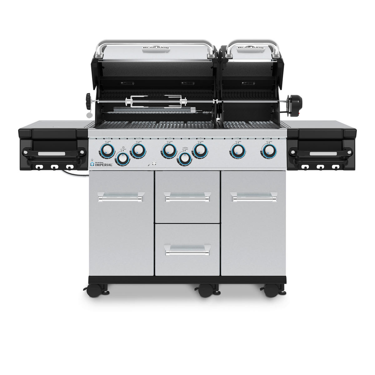 PLINSKI ŽAR  IMPERIAL - barve nerjavečega jekla, Basics, kovina (178/125cm) - Broil King