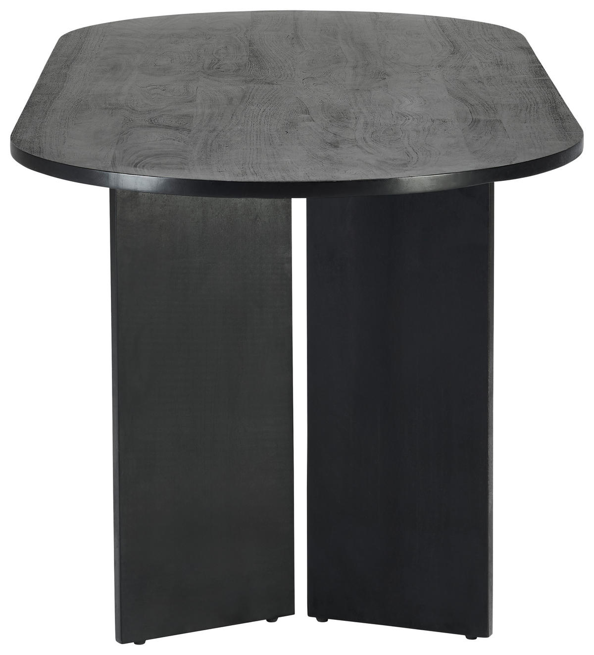 JÍDELNÍ STŮL, akácie, černá, 200/76/90 cm - černá, Moderní, dřevo (200/76/90cm) - MID.YOU