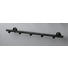 WANDGARDEROBE Schwarz - Schwarz, Design, Metall (72/6/16cm) - CARRYHOME