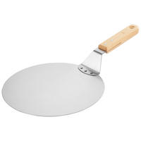 PIZZASCHAUFEL - Edelstahlfarben/Naturfarben, Basics, Holz/Metall (25,5cm) - Homeware Profession.