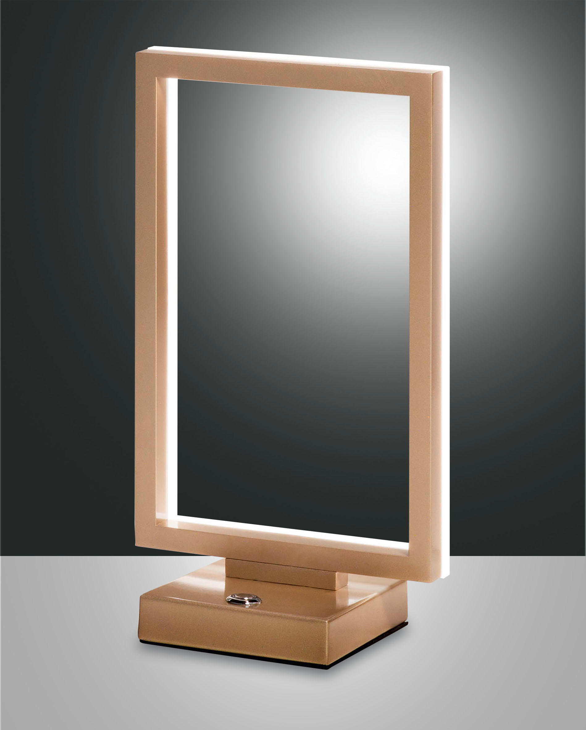 TISCHLEUCHTE 17/11/30 cm   - Goldfarben, Design, Kunststoff/Metall (17/11/30cm) - Fabas Luce