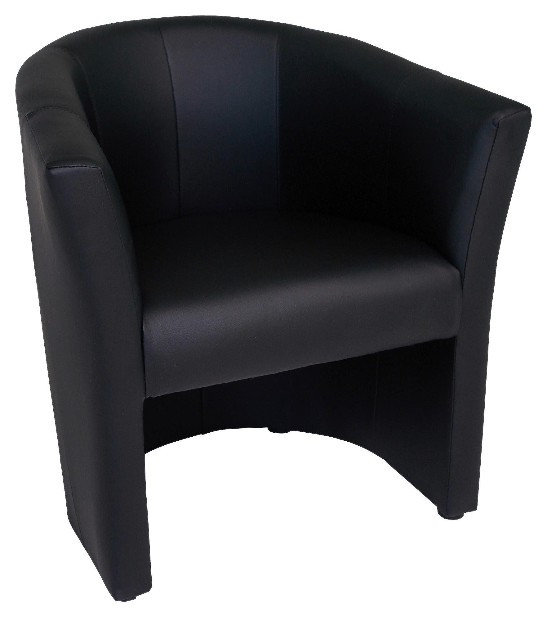 Ti'me KRESLO, textil, čierna