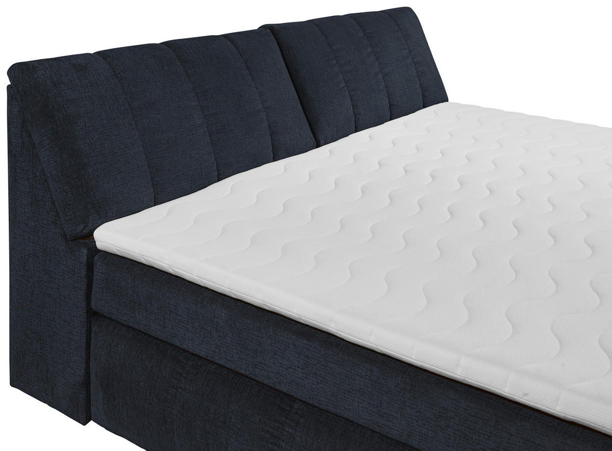 BOXSPRINGBETT 240/200 cm  in Schwarz  - Schwarz, MODERN, Holzwerkstoff/Kunststoff (240/200cm) - MID.YOU