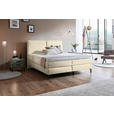 BOXSPRINGBETT 160/200 cm  in Beige  - Beige/Schwarz, KONVENTIONELL, Textil/Metall (160/200cm) - Dieter Knoll