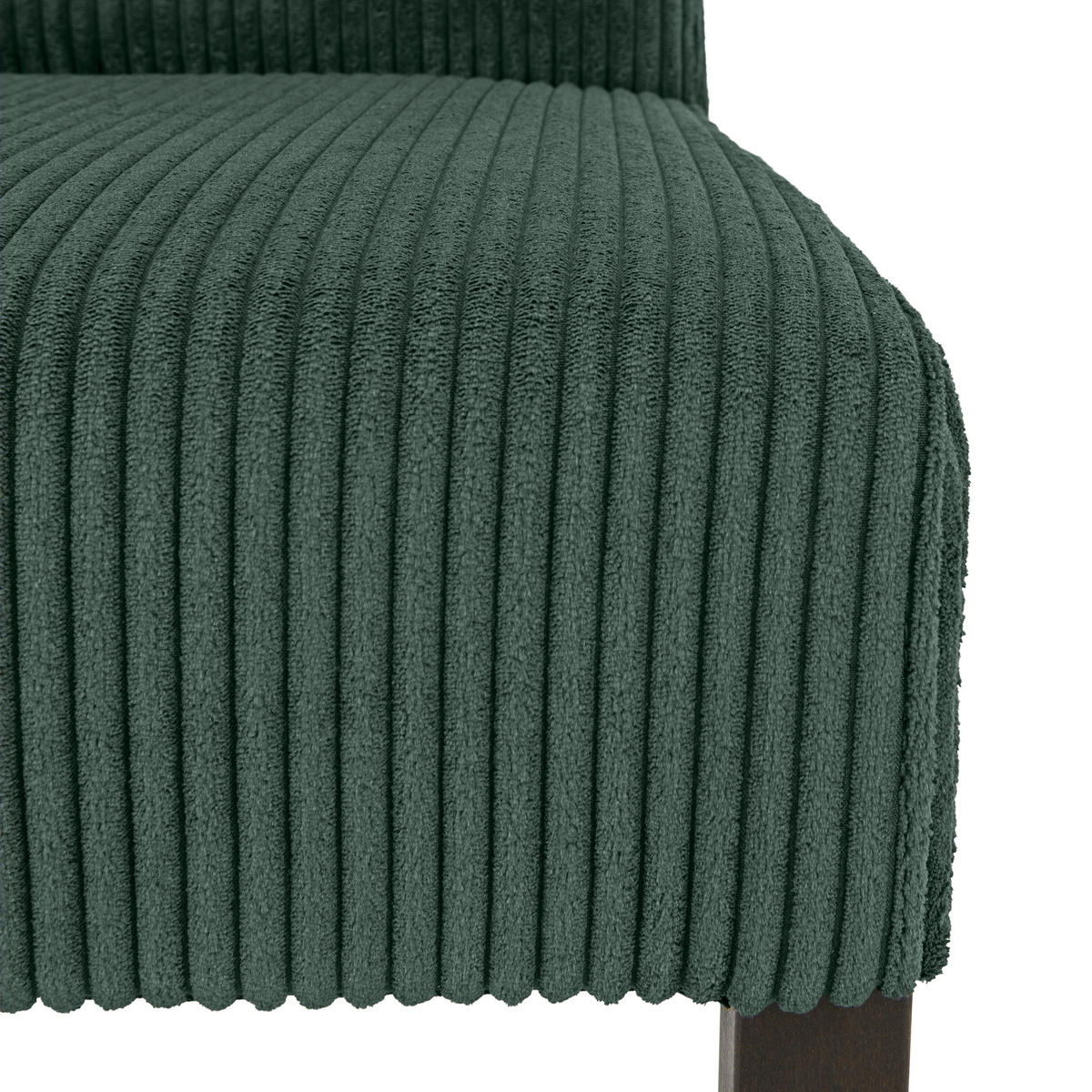 STUHL Webstoff Dunkelgrün Buche massiv  - Wengefarben/Dunkelgrün, MODERN, Holz/Textil (48/95/62cm)