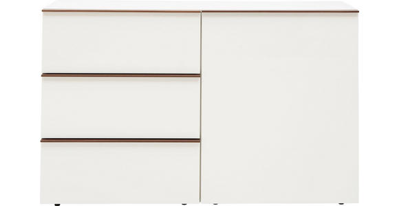 SIDEBOARD 130/80/44 cm - Eichefarben/Weiß, Design, Holzwerkstoff (130/80/44cm) - Dieter Knoll