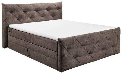 BOXSPRINGBETT 180/200 cm  in Braun  - Braun, Basics, Holzwerkstoff/Kunststoff (180/200cm) - MID.YOU