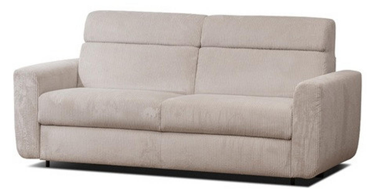 Canapea, bej - bej, Design (207/90/96cm) - Novel