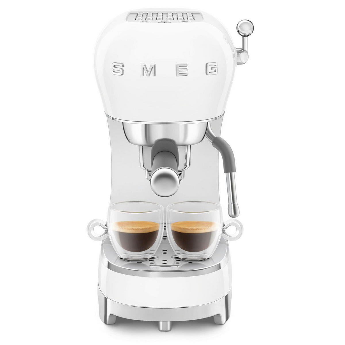 APARAT ZA ESPRESSO 50`Style   - bijela visoki sjaj, Basics, metal/plastika (33/14.9/33cm) - SMEG