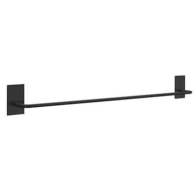 HANDTUCHSTANGE Schwarz  - Schwarz, Basics, Metall (62,5/7/5,7cm)